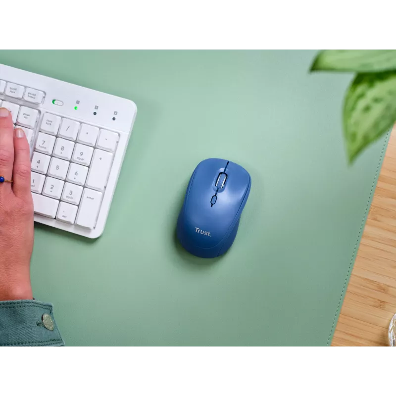 Trust Yvi+ pelė universali abiem rankoms tinkama RF belaidė + Bluetooth optinė 1600 DPI