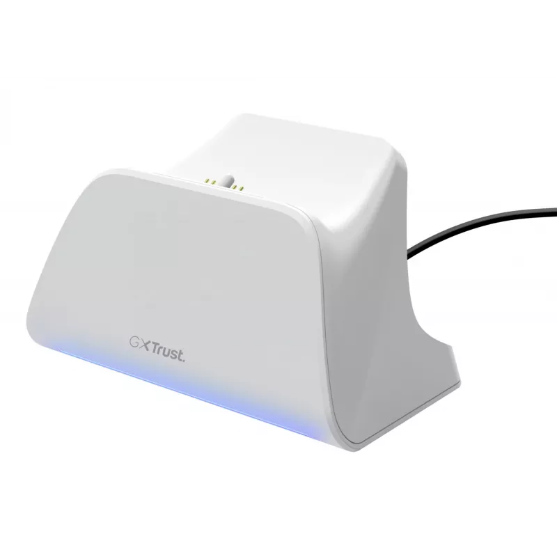 Įkrovimo stotelė TRUST GXT255W, skirta PS5 dvigubam įkrovimui, balta