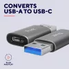 Trust Calyx USB Type-C USB Type-A pilka jungtis 1 USB Type-C jungtis 2 USB Type-A