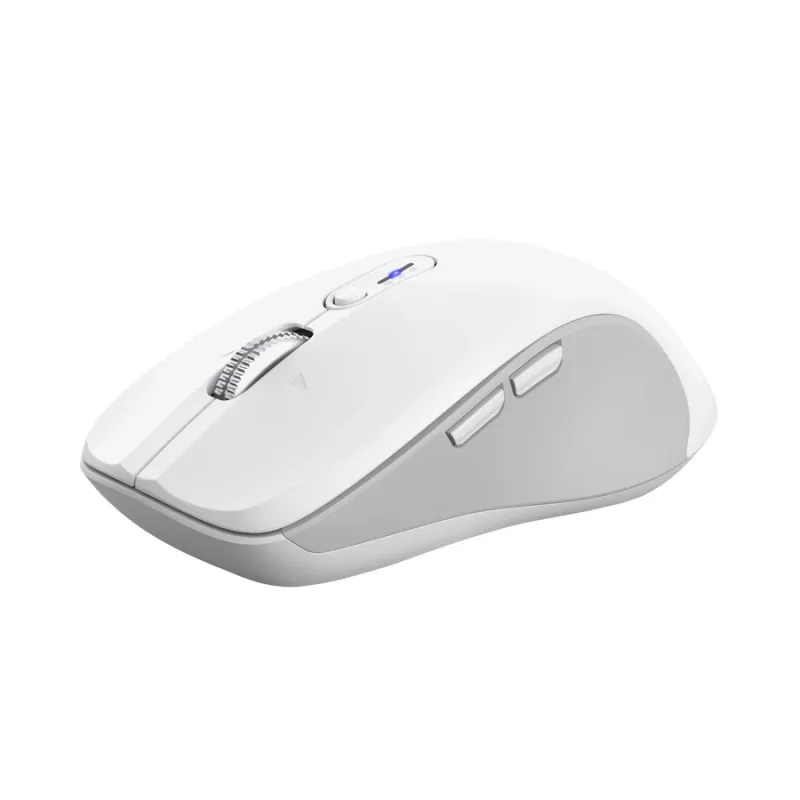 Belaidė abiem rankoms tinkama pelė TRUST 25674 — Bluetooth, 3200 DPI, 9 mygtukai, balta
