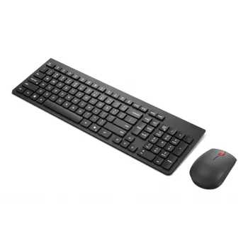 Belaidės klaviatūros ir pelės rinkinys Lenovo 4X31R64453 — kompaktiškas išdėstymas, USB belaidis imtuvas