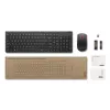 Belaidės klaviatūros ir pelės rinkinys Lenovo 4X31R64453 — kompaktiškas išdėstymas, USB belaidis imtuvas