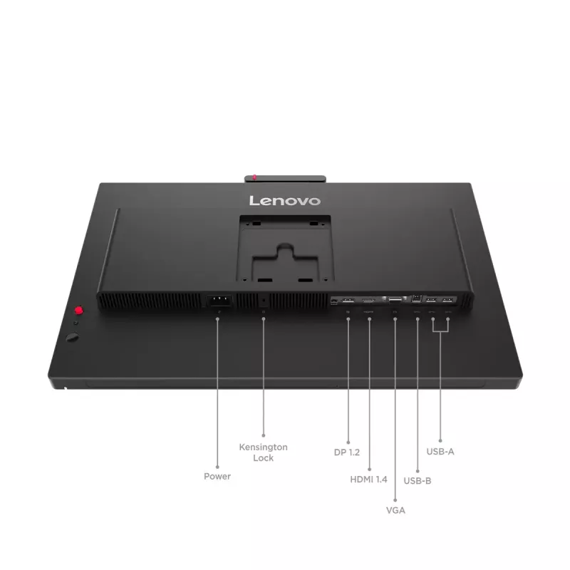 Monitorius Lenovo ThinkVision T27QD-4v 27 colių (68,6 cm) Quad HD 2560×1440 IPS LCD, 6 ms, 350 cd/m², USB centras, garsiakalbiai, VESA, aukščio reguliavimas
