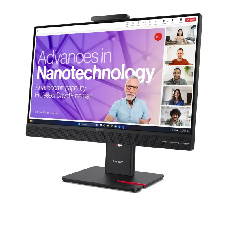 Monitorius Lenovo ThinkVision T27QD-4v 27 colių (68,6 cm) Quad HD 2560×1440 IPS LCD, 6 ms, 350 cd/m², USB centras, garsiakalbiai, VESA, aukščio reguliavimas