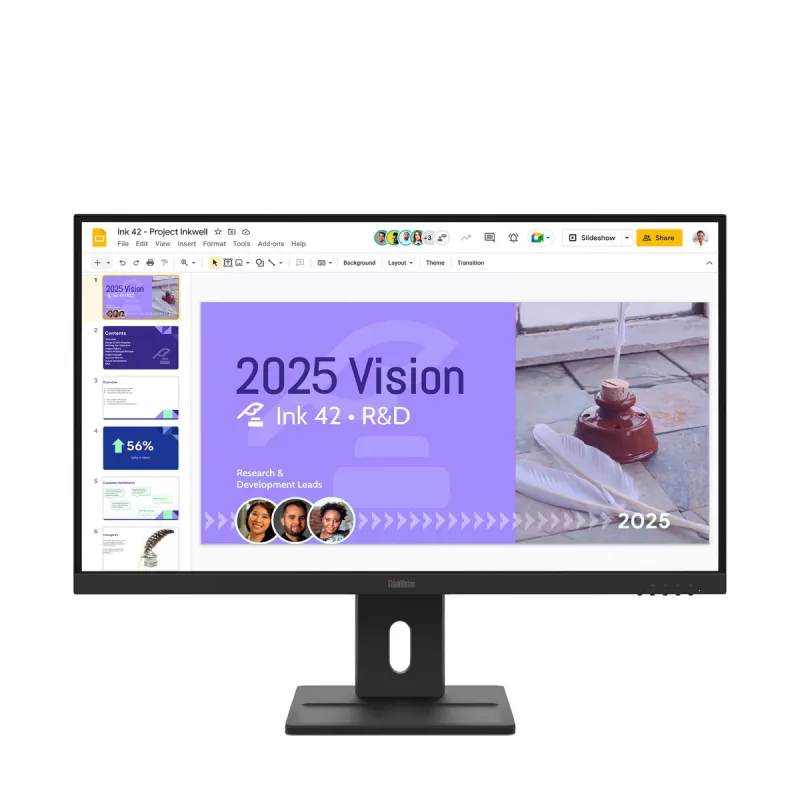 Monitorius Lenovo ThinkVision E27Q-40 27 colių LCD Quad HD 2560 x 1440