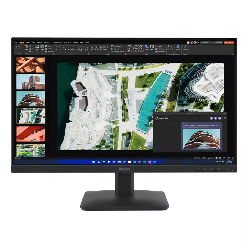 27 colių Lenovo ThinkVision S27-4e monitorius, 1920×1080 Full HD, IPS, 6 ms, 300 cd/m², VESA, juodas