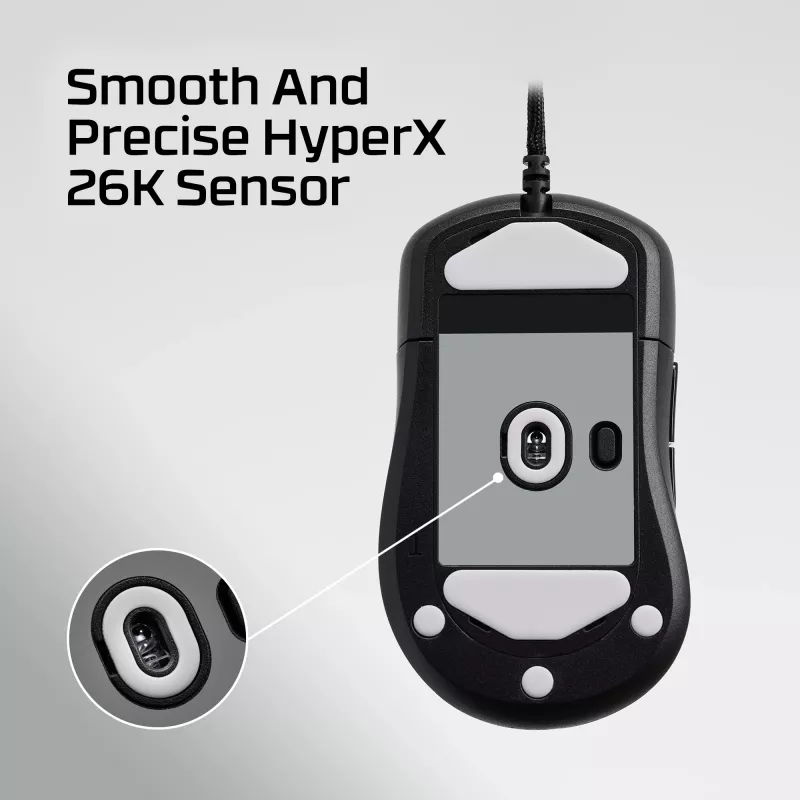 HyperX Pulsefire Saga žaidimų pelė (juoda)