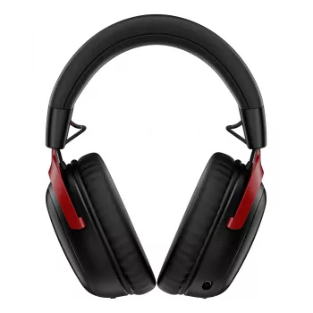 HyperX Cloud III S Wireless - žaidimų ausinės (juoda-raudona), Raudona, Kinija, Circumaural, Uždara, 115 mm, 210 mm