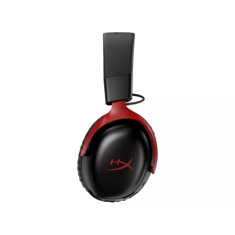 HyperX Cloud III S Wireless - žaidimų ausinės (juoda-raudona), Raudona, Kinija, Circumaural, Uždara, 115 mm, 210 mm