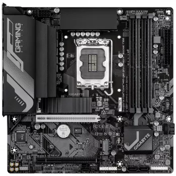 Motininė plokštė GIGABYTE B760M GAMING X DDR4 GEN5, Micro ATX, LGA1700, B760, 4x DIMM iki 128 GB, 2x PCIe 4.0 M.2, 2.5GbE