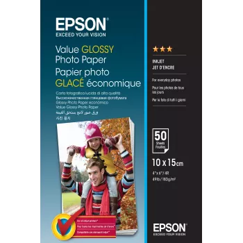 Epson Value Glossy Photo Paper - 10x15 cm - 50 lapų