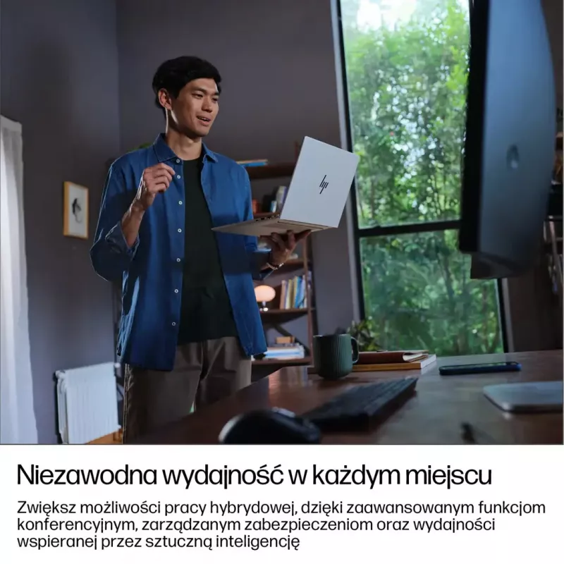 Notebook HP EliteBook G8 Ultra 7 255U 16 colių WUXGA IPS 400 nitų 32GB DDR5 5600 1TB SSD Arc Kamera IR 5MP 62Wh W11Pro Glacier Sidabrinė