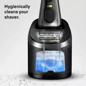 Valymo kasetė BRAUN 3in1 ShaveCare kasetė 8 vnt. (Mėlyna) Braun elektriniams skustuvams