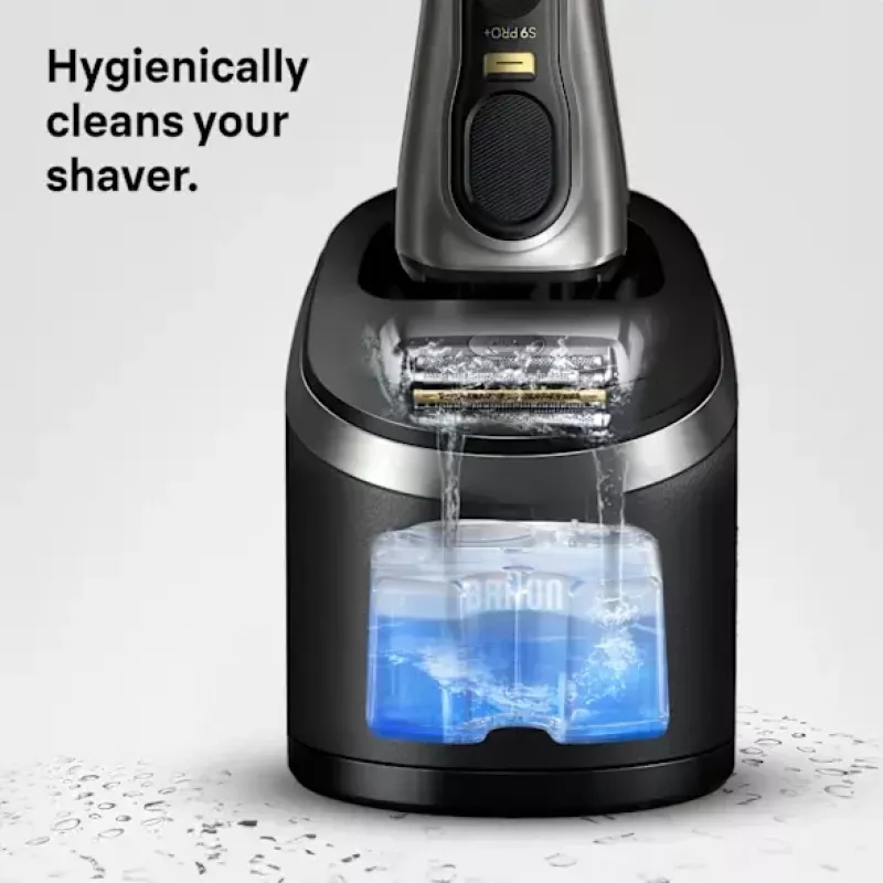 Valymo kasetė BRAUN 3in1 ShaveCare kasetė 8 vnt. (Mėlyna) Braun elektriniams skustuvams