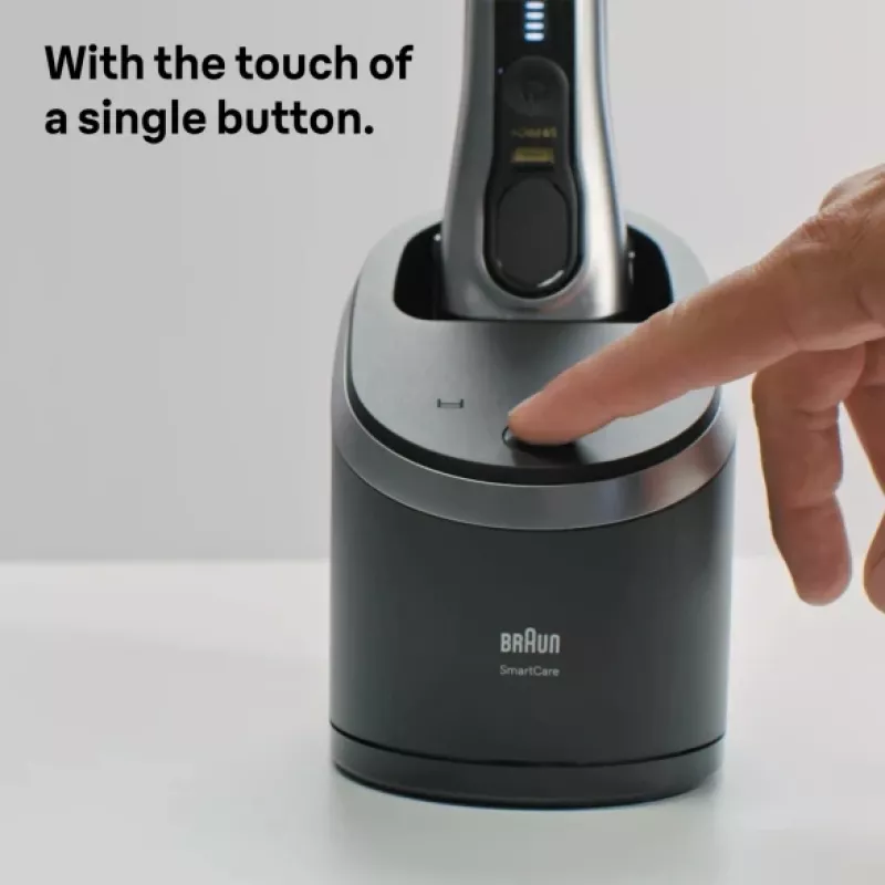 Valymo kasetė BRAUN 3in1 ShaveCare kasetė 8 vnt. (Mėlyna) Braun elektriniams skustuvams