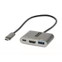 StarTech.com USB C kelių prievadų adapteris, USB-C į HDMI 4K vaizdo, 100W PD perdavimas, USB 3.0 šakotuvas 5Gbps (1xType-C/1xA), USB-C mini dokas, USB-C kelioninis dokas, nešiojamas nešiojamojo kompiuterio dokavimo stotelė