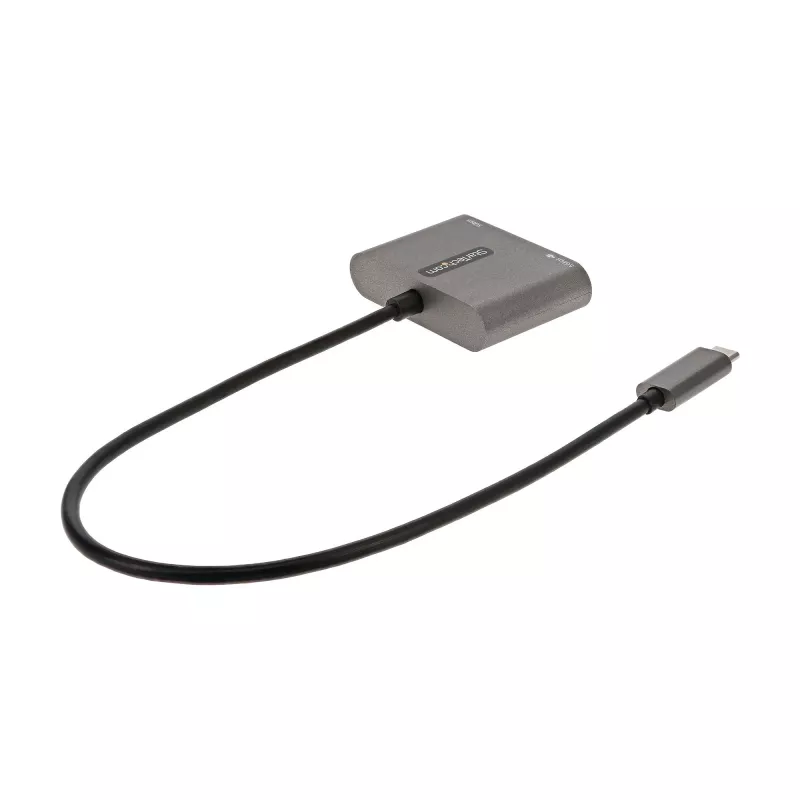 StarTech.com USB C kelių prievadų adapteris, USB-C į HDMI 4K vaizdo, 100W PD perdavimas, USB 3.0 šakotuvas 5Gbps (1xType-C/1xA), USB-C mini dokas, USB-C kelioninis dokas, nešiojamas nešiojamojo kompiuterio dokavimo stotelė
