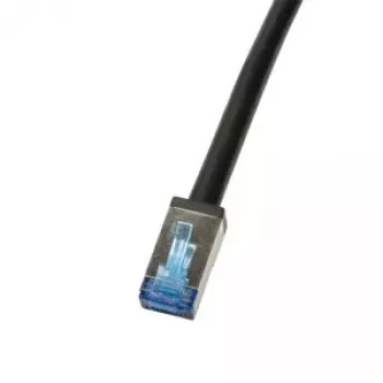 Tinklo kabelis LogiLink CQ7073S 5m Cat6a S/FTP juodas