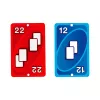 Kortų žaidimas MATTEL UNO Zero — atsikratymo tipo kortų žaidimas, amžius 7+, rinkinį sudaro kaladė ir rezultatų lapas