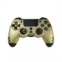 Žaidimų valdiklis Lexip Metaltech belaidis valdiklis auksinis — PC, PS4, RF belaidis, Micro-USB, įmontuota LiPo baterija