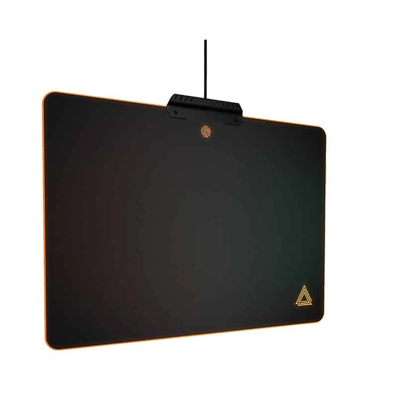 Lexip B5 – pelės kilimėlis su standžiu mikro tekstūruotu paviršiumi ir RGB apšvietimu – 500x250x4 mm