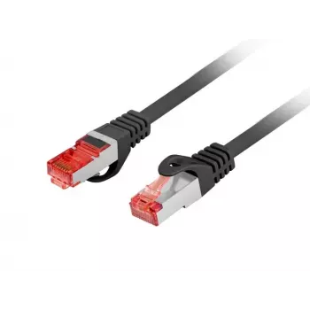 Lanberg tinklo kabelis PCF6-10CU-0100-BK 1m Cat6 F/UTP Juodas