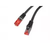 Tinklo komutacinis kabelis LANBERG Cat6 F/UTP (FTP) 2 m, RJ-45 į RJ-45, 1250 Mbit/s, juodas