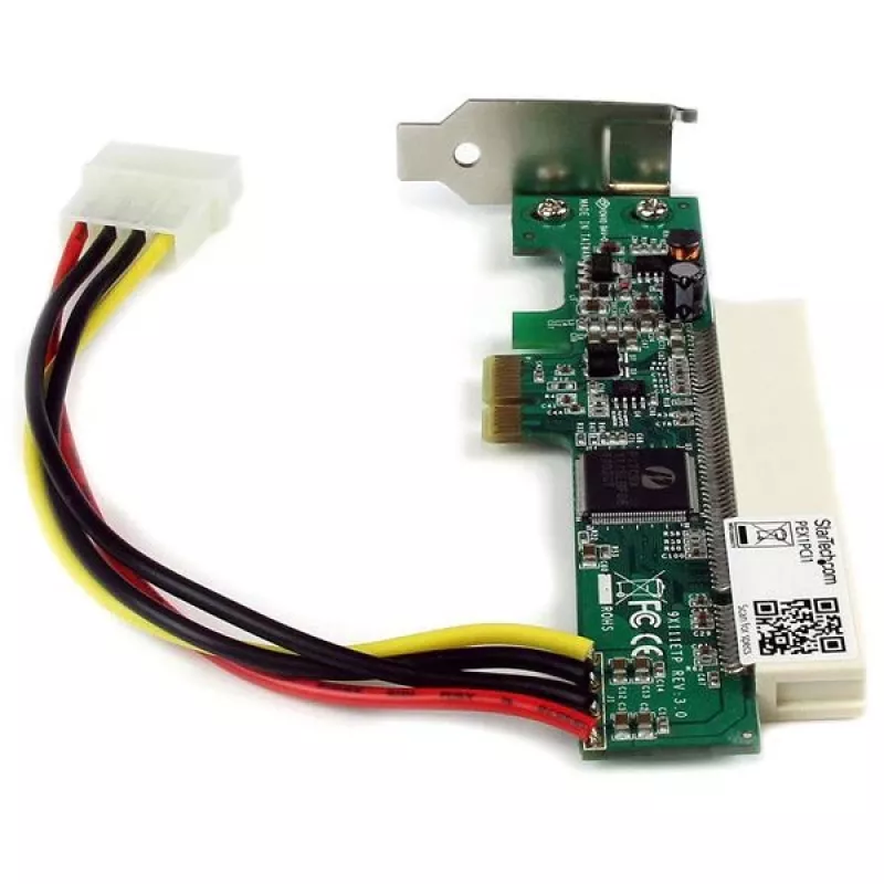 StarTech.com PCI Express į PCI adapterio plokštė, PCIe, PCI 32 bitų, raudona, CE, FC, ROHS, PERICOM PI7C9X110BNBE, 0 - 85 °C