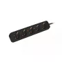 Maitinimo ilgintuvas Lanberg PS0-05F-0150-BK 1,5m 5 AC lizdai Vidaus naudojimui Juodas