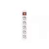 Maitinimo prailgintuvas Lanberg PS1-05F-0300-W 3 m 5 AC lizdai patalpoms baltas