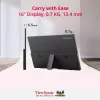 Viewsonic VA1650 kompiuterio monitorius 40,6 cm (16 colių) 1920 x 1080 pikselių Full HD LED juodas