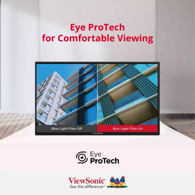 Viewsonic VA1650 kompiuterio monitorius 40,6 cm (16 colių) 1920 x 1080 pikselių Full HD LED juodas