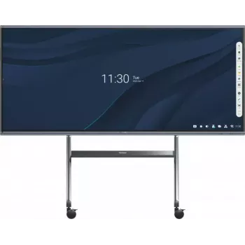 Viewsonic VB-STND-009 reklaminių ekranų stovas 2,67 m (105 colių) juoda, sidabrinė