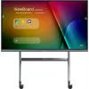 Viewsonic VB-STND-009 reklaminių ekranų stovas 2,67 m (105 colių) juoda, sidabrinė