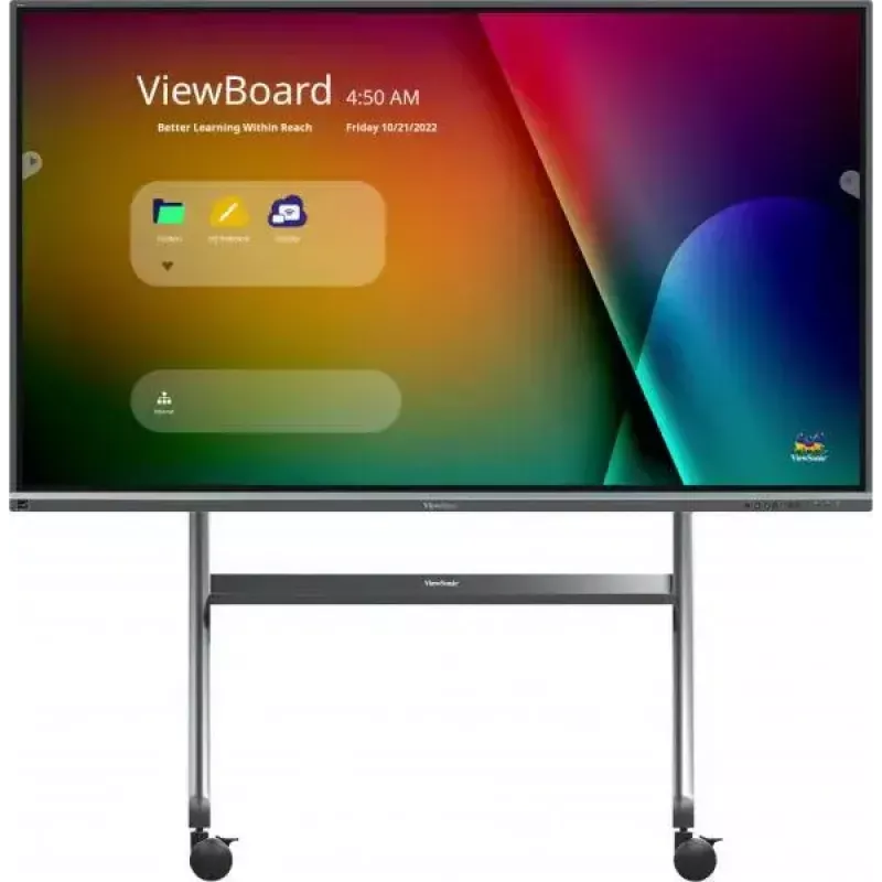 Viewsonic VB-STND-009 reklaminių ekranų stovas 2,67 m (105 colių) juoda, sidabrinė