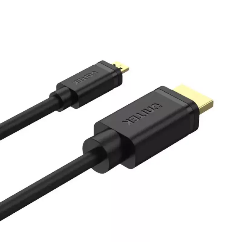 HDMI kabelis UNITEK Y-C182 2m HDMI Type D Micro HDMI Type A Standard Juoda