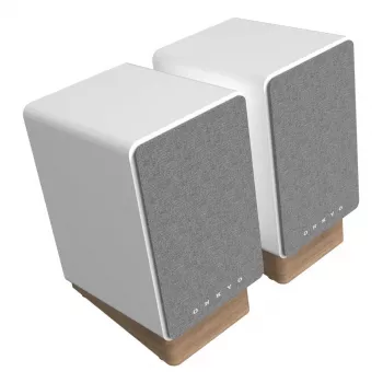 Onkyo 2-jų krypčių garsiakalbis GX-30ARC — 2.0 kanalai, laidinis ir belaidis, 50 W RMS, 55–20000 Hz, pilka / balta