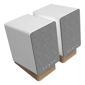 Onkyo GX-10DB 2 krypčių laidinis ir belaidis garsiakalbis 2.0 30 W, 70–20000 Hz, pilka/baltas