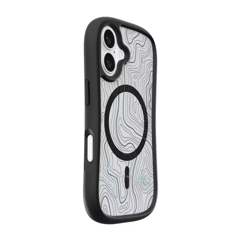LAUT POP ADVENTURE dėklas iPhone 16 serijai Dangtelis Juoda permatoma