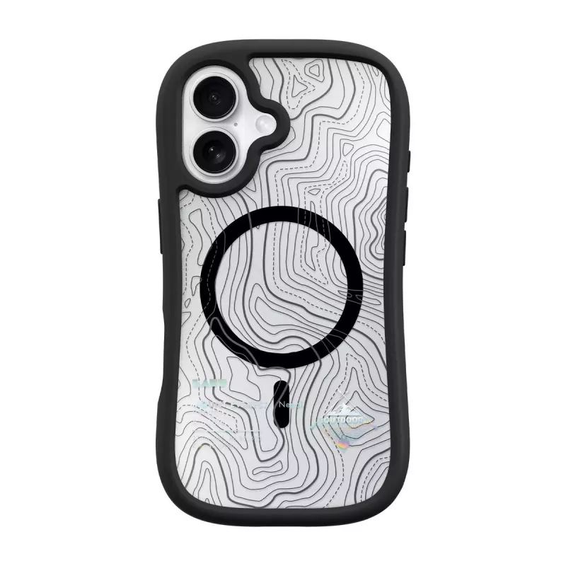 LAUT POP ADVENTURE dėklas iPhone 16 serijai Dangtelis Juoda permatoma