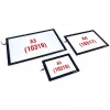 Viengubas nuotraukų rėmelis Reflecta LED šviesos padas A4 Super plonas juodas 31x21 cm