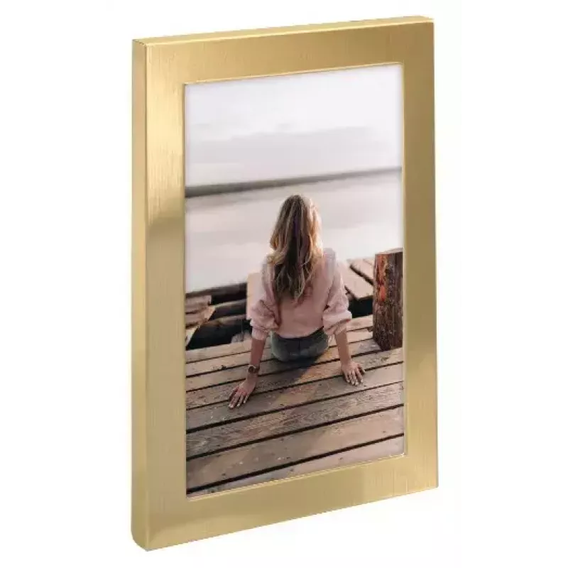 Viengubas paveikslėlio rėmelis Hama Riva auksinis aliuminis 140x190mm