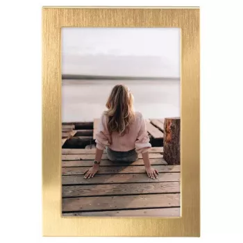 Viengubas paveikslėlio rėmelis Hama Riva auksinis aliuminis 140x190mm