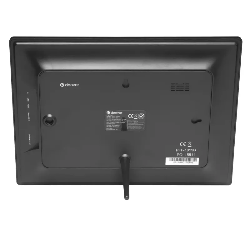 Skaitmeninis nuotraukų rėmelis Denver PFF-1015B 10.1 colio jutiklinis ekranas Wi-Fi 16GB