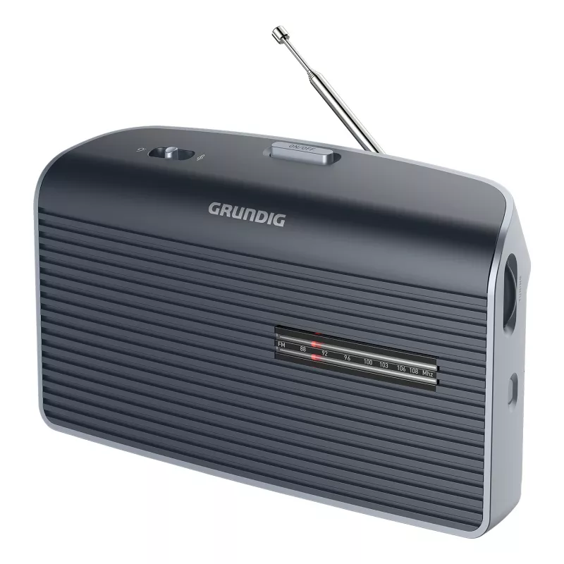 Nešiojamasis radijo imtuvas Grundig Music 60X Analog juodas 1W RMS