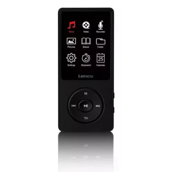 MP3 grotuvas Lenco Xemio-669BK 8 GB juodas LCD 18 val. atkūrimo