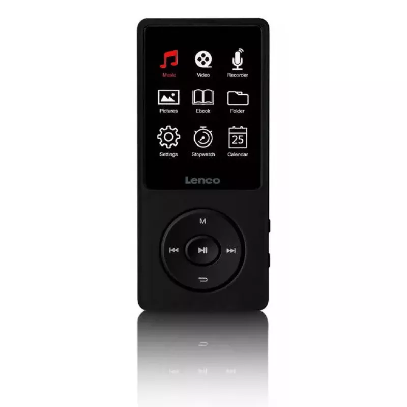 MP3 grotuvas Lenco Xemio-669BK 8 GB juodas LCD 18 val. atkūrimo