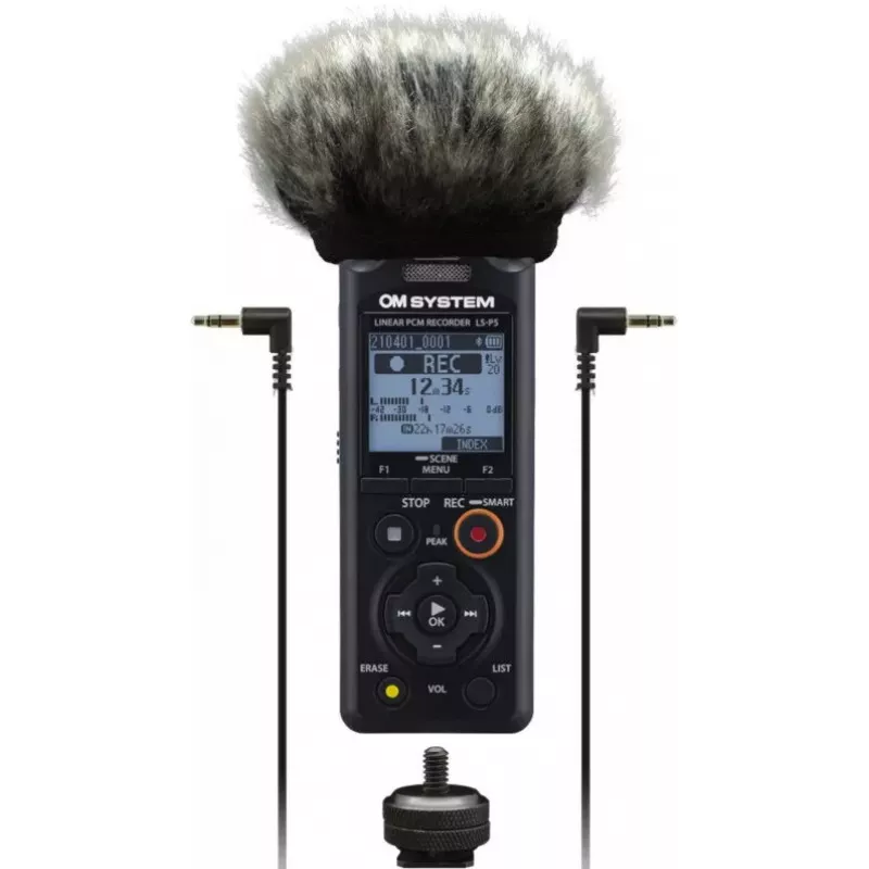 Diktofonas OLYMPUS LS-P5 rinkinys – 24 bitų garso įrašymas, 8 GB vidinė atmintis