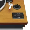 Diržinė garso patefono plokštelių grotuvas Lenco LS-55WA medinis pusiau automatinis USB Bluetooth