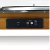 Diržinė garso patefono plokštelių grotuvas Lenco LS-55WA medinis pusiau automatinis USB Bluetooth